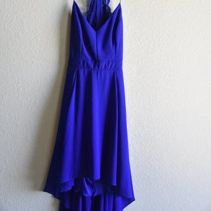 High-Low Navy Dress